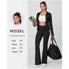 image:imageStelle Fleece Lined Leggings with Pockets for Women High Waisted Yoga PantsBlack