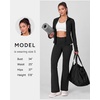 image:imageStelle Fleece Lined Leggings with Pockets for Women High Waisted Yoga PantsBlack
