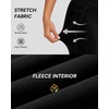 image:imageStelle Fleece Lined Leggings with Pockets for Women High Waisted Yoga PantsBlack