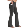 image:imageStelle Fleece Lined Leggings with Pockets for Women High Waisted Yoga PantsCharcoal