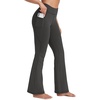 image:imageStelle Fleece Lined Leggings with Pockets for Women High Waisted Yoga PantsCharcoal