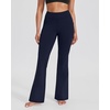 image:imageStelle Fleece Lined Leggings with Pockets for Women High Waisted Yoga PantsNavy