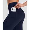 image:imageStelle Fleece Lined Leggings with Pockets for Women High Waisted Yoga PantsNavy
