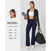 image:imageStelle Fleece Lined Leggings with Pockets for Women High Waisted Yoga PantsNavy