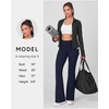 image:imageStelle Fleece Lined Leggings with Pockets for Women High Waisted Yoga PantsNavy