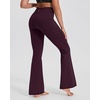 image:imageStelle Fleece Lined Leggings with Pockets for Women High Waisted Yoga PantsPlum