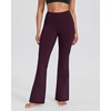 image:imageStelle Fleece Lined Leggings with Pockets for Women High Waisted Yoga PantsPlum