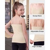 image:imageStelle Girls Cami Tank Tops Adjustable Straps Camisole Undershirt 513YBeige
