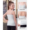 image:imageStelle Girls Cami Tank Tops Adjustable Straps Camisole Undershirt 513YLight Heather Grey