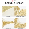 image:imageStelle Girls Sequin Dress Sleeveless ALine Sparkly Dresses 515 YGold
