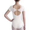 image:imageStelle Ballet Leotard for Women Twist Back Short Sleeve DancewearWhite
