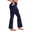 image:imageStelle Fleece Lined Leggings with Pockets for Women High Waisted Yoga PantsNavy