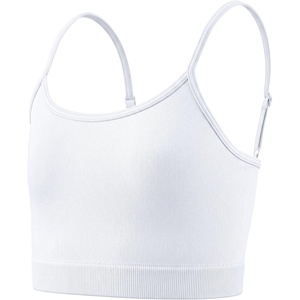 image:imageStelle Girls Sports Bra Seamless Training Bras Cami Crop TopWhite