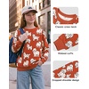 image:imageStelle Girls Crewneck Sweatshirt Kids Cute Dog Print Long Sleeve ShirtsCharlie  Palsmaroon