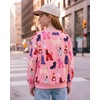 image:imageStelle Girls Crewneck Sweatshirt Kids Cute Dog Print Long Sleeve ShirtsPuppy Paradepink