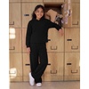 image:imageStelle Girls Waffle Knit Hoodie and Sweatpants 2 Piece Outfits 515 YBlack