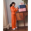 image:imageStelle Girls Waffle Knit Hoodie and Sweatpants 2 Piece Outfits 515 YOrange