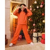 image:imageStelle Girls Waffle Knit Hoodie and Sweatpants 2 Piece Outfits 515 YOrange