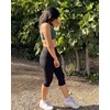 image:imageStelle Womens Yoga Pants with Pockets High Waisted Capri Leggings Tummy Control Workout Cycling PantsNavy