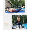 image:imageStelle Womens Yoga Pants with Pockets High Waisted Capri Leggings Tummy Control Workout Cycling PantsNavy