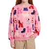 image:imageStelle Girls Crewneck Sweatshirt Kids Cute Dog Print Long Sleeve ShirtsPuppy Paradepink