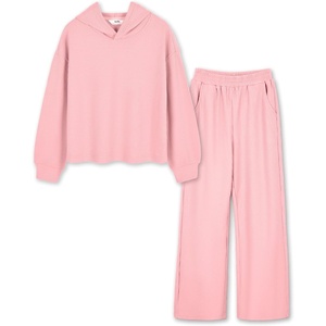 image:imageStelle Girls Waffle Knit Hoodie and Sweatpants 2 Piece Outfits 515 YDusty Rose