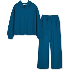 image:imageStelle Girls Waffle Knit Hoodie and Sweatpants 2 Piece Outfits 515 YNavy