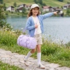 image:imageSTELLE Girls Dance Bag Gymnastics Duffle Bag with Shoe CompartmentBGHFLavender Gingham