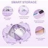 image:imageSTELLE Girls Dance Bag Gymnastics Duffle Bag with Shoe CompartmentBGHFLavender Gingham