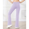 image:imageStelle Girls Flare Leggings High Waisted for Dance Yoga School Daily WearLavender