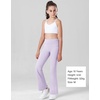image:imageStelle Girls Flare Leggings with Pockets High Waisted Bootcut Yoga Pants06b6lavender