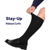 image:imageStelle Girls Knee High Socks Cotton School Uniform Dress Long Sock 3 Pairs3black