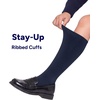 image:imageStelle Girls Knee High Socks Cotton School Uniform Dress Long Sock 3 Pairs3midnight Blue