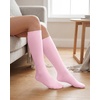 image:imageStelle Girls Knee High Socks Cotton School Uniform Dress Long Sock 3 Pairs3pink
