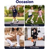 image:imageStelle Girls Knee High Socks Cotton School Uniform Dress Long Sock 3 PairsBlackpinktrue White