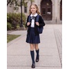 image:imageStelle Girls Knee High Socks Cotton School Uniform Dress Long Sock 3 PairsBlackwhitemidnight Blue