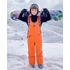 image:imageStelle Girls Waterproof Insulated Snow Ski Bibs 515 YOrange