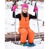 image:imageStelle Girls Waterproof Insulated Snow Ski Bibs 515 YOrange