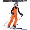 image:imageStelle Girls Waterproof Insulated Snow Ski Bibs 515 YOrange