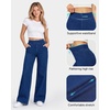 image:imageStelle Womens High Waisted Stretch Wide Leg JeansDark Wash